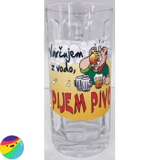 Pivski vrček - Varčujem z vodo, pijem pivo